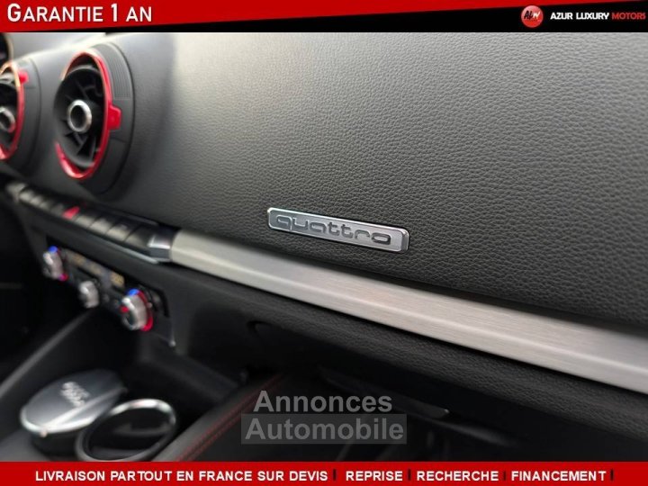 Audi S3 Sportback III 20 TFSI 310ch quattro S tronic 7 - 32