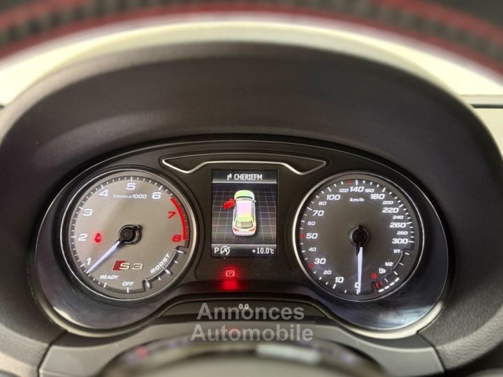 Audi S3 20TFSI QUATTRO CAMERA DE RECUL SI&Egrave;GES CHAUFFANT GARANTIE 12 MOIS - 10