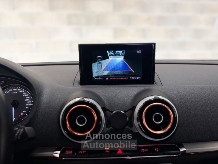 Audi S3 20TFSI QUATTRO CAMERA DE RECUL SI&Egrave;GES CHAUFFANT GARANTIE 12 MOIS - 11