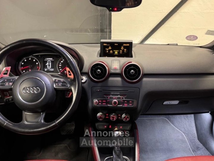 Audi A1 14 TFSI 185 S line S tronic – 2011 – 176 500 km – Bose – Cuir rouge/noir - CT OK - 11