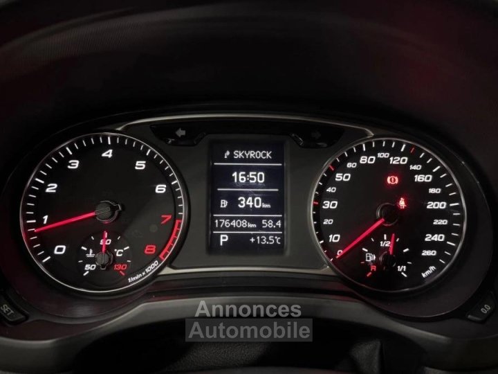 Audi A1 14 TFSI 185 S line S tronic – 2011 – 176 500 km – Bose – Cuir rouge/noir - CT OK - 15
