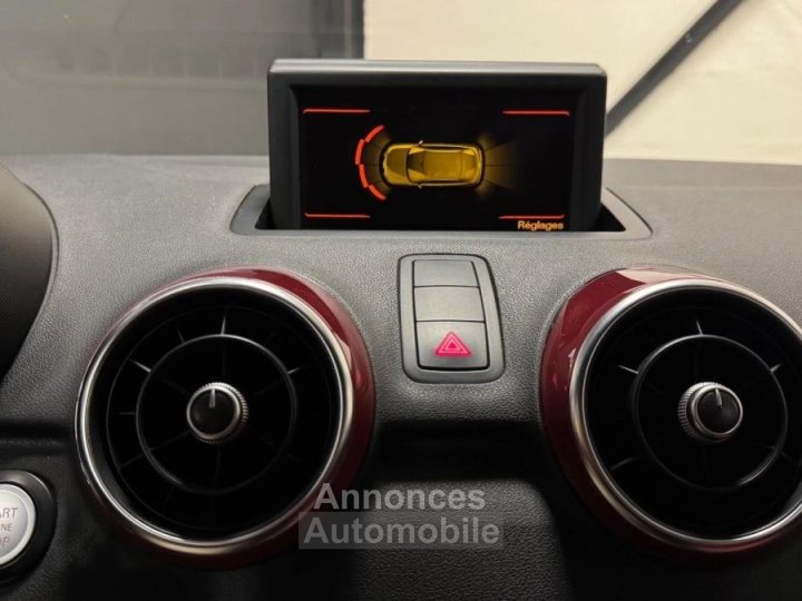 Audi A1 14 TFSI 185 S line S tronic – 2011 – 176 500 km – Bose – Cuir rouge/noir - CT OK - 18
