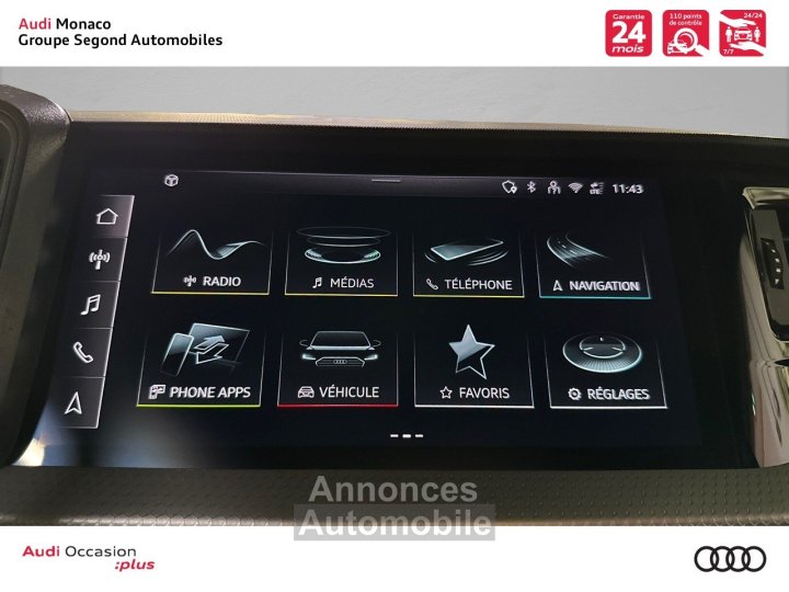 Audi A1 Sportback 30 TFSI 116 ch S tronic 7 S Line Plus - 10