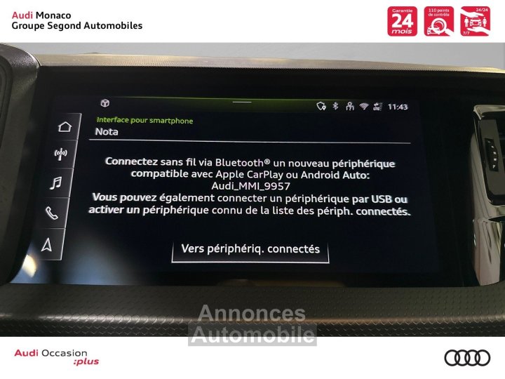 Audi A1 Sportback 30 TFSI 116 ch S tronic 7 S Line Plus - 12