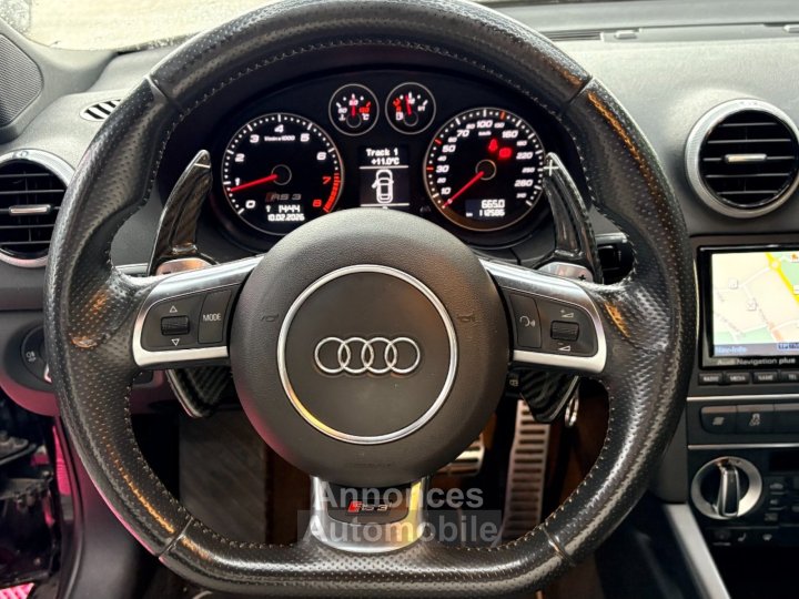Audi RS3 SPORTBACK 25 TFSI 340 ch Quattro S-Tronic ~ Bose ~ Si&egrave;ges &eacute;lec  chauffants ~ Black Edition ~ Suivi ~ Vidange Boite-Haldex - 20