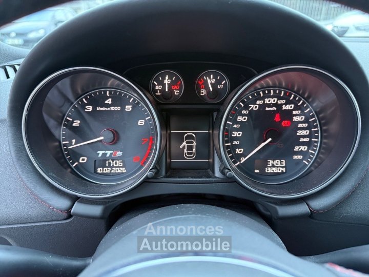 Audi TTS COUPE 20 TFSI 272 Quattro Suspension Pilotée Climatisation Automatique GARANTIE 12 MOIS - 13