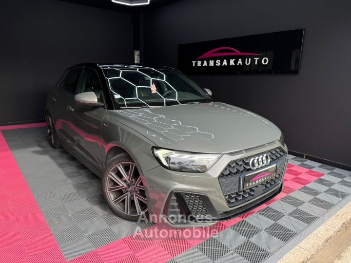 Audi A1 Sportback 30 TFSI 116 ch S tronic 7 S line SUIVI COMPLET / DISTRIBUTION FAITE / CARPLAY / VIRTUAL / RADARS / DRIVE SELECT / PRE SENSE - 1