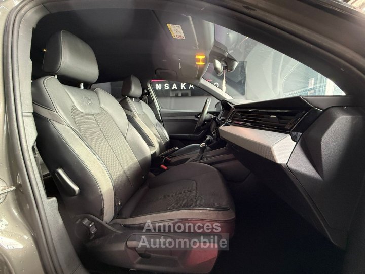 Audi A1 Sportback 30 TFSI 116 ch S tronic 7 S line SUIVI COMPLET / DISTRIBUTION FAITE / CARPLAY / VIRTUAL / RADARS / DRIVE SELECT / PRE SENSE - 10