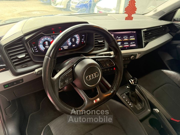 Audi A1 Sportback 30 TFSI 116 ch S tronic 7 S line SUIVI COMPLET / DISTRIBUTION FAITE / CARPLAY / VIRTUAL / RADARS / DRIVE SELECT / PRE SENSE - 16