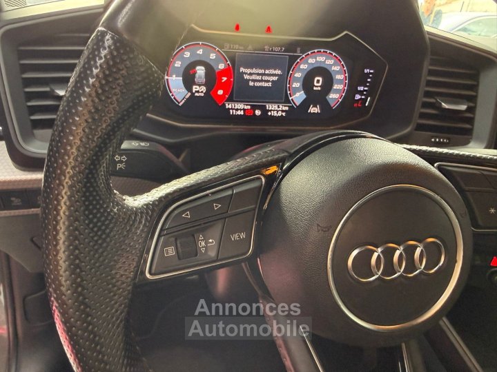 Audi A1 Sportback 30 TFSI 116 ch S tronic 7 S line SUIVI COMPLET / DISTRIBUTION FAITE / CARPLAY / VIRTUAL / RADARS / DRIVE SELECT / PRE SENSE - 17