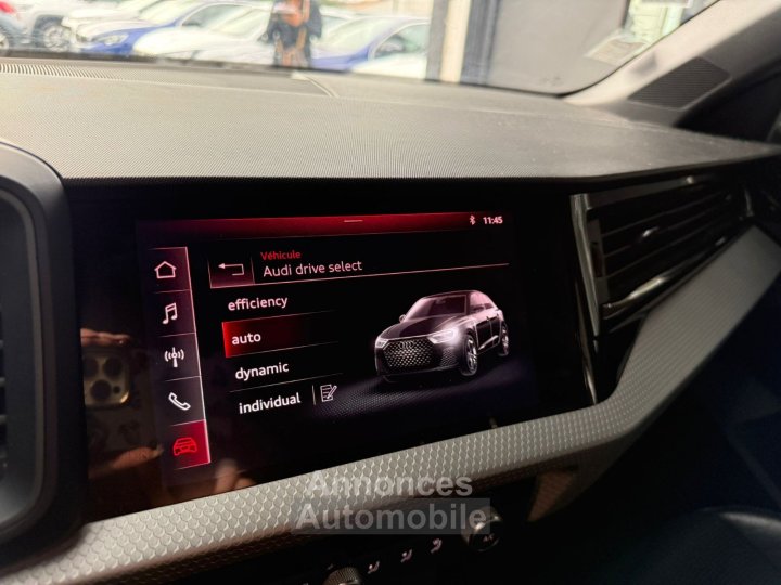 Audi A1 Sportback 30 TFSI 116 ch S tronic 7 S line SUIVI COMPLET / DISTRIBUTION FAITE / CARPLAY / VIRTUAL / RADARS / DRIVE SELECT / PRE SENSE - 22