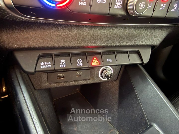 Audi A1 Sportback 30 TFSI 116 ch S tronic 7 S line SUIVI COMPLET / DISTRIBUTION FAITE / CARPLAY / VIRTUAL / RADARS / DRIVE SELECT / PRE SENSE - 29