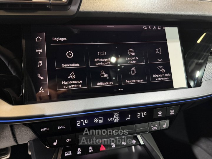 Audi A3 Sportback 35 TFSI 150ch Mild Hybrid S line S tronic 7 - 34