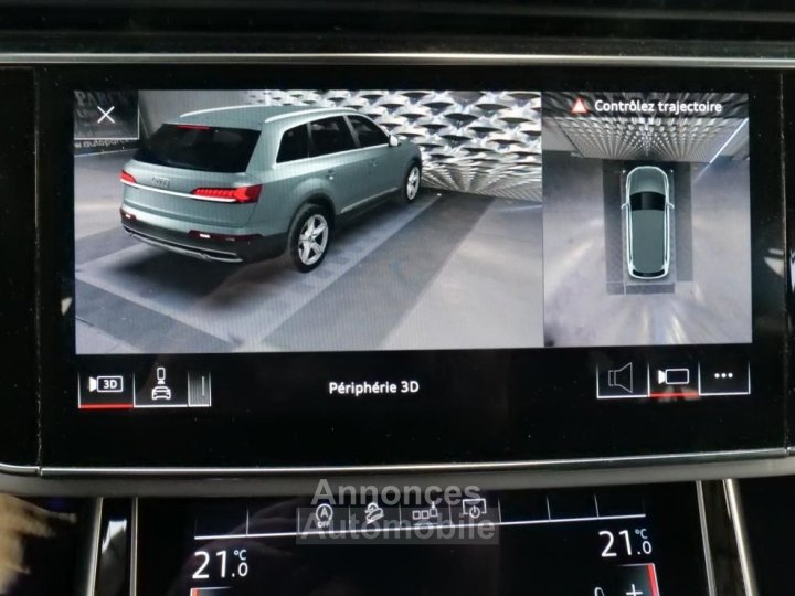 Audi SQ7 40 V8 TDI 435CH CLEAN DIESEL QUATTRO 5PL FULL OPTIONS VIRTUAL COCKPIT TOIT OUVR PANO - 23