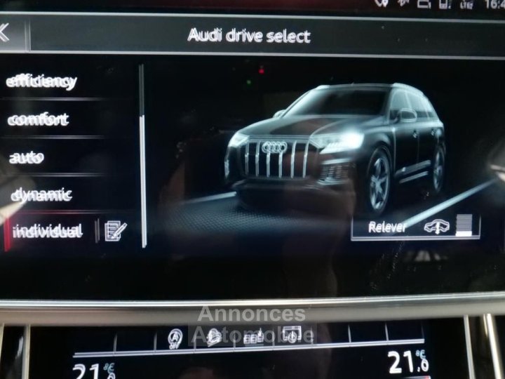 Audi SQ7 40 V8 TDI 435CH CLEAN DIESEL QUATTRO 5PL FULL OPTIONS VIRTUAL COCKPIT TOIT OUVR PANO - 27