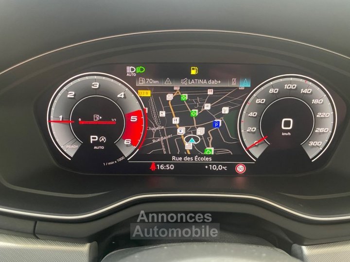 Audi A4 20 30 tdi 135ch mhev avus s-tronic cuir-sieges chauffants-b&o-camera-carplay - 22