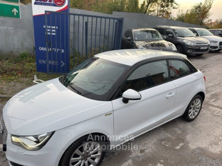 Audi A1 Magnifique en 1,6 tdi 90 cv gps Bluetooth r&eacute;gulateur de vitesse - 1