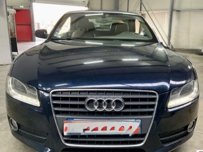 Audi A5 Cabriolet 20 TFSI multitronic 211ch bleue marine capote   - 3