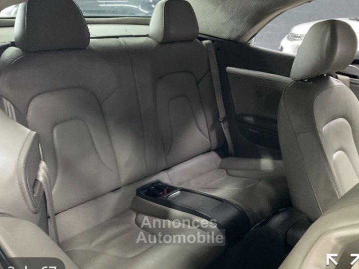 Audi A5 Cabriolet 20 TFSI multitronic 211ch bleue marine capote - 6