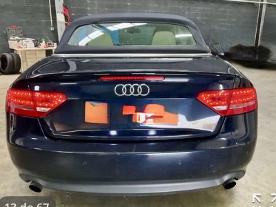 Audi A5 Cabriolet 20 TFSI multitronic 211ch bleue marine capote   - 8