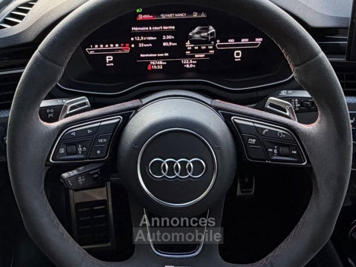 Audi RS4 v (2) avant v6 29 tfsi 450 quattro tiptronic + si&egrave;ges electiques-chaufants-massants toit ouvrant - 26