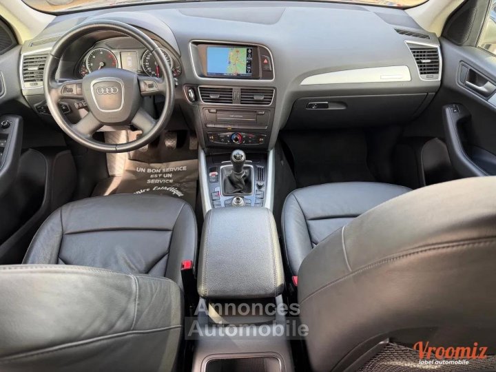 Audi Q5 20 TDI 163CV CUIR /GPS/RADAR AV AR / PAS ADBLUE / DISTRIBUTION NEUVE - 9