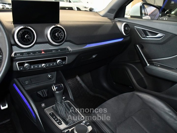 Audi Q2 S-Line 35 TFSI 150 S-Tronic GPS Virtual SONOS Parc Assist Car Play Hayon Pr&eacute; Sense R&eacute;gulateur JA 18 Garantie 27/10/2027 ou 100000 km - 20