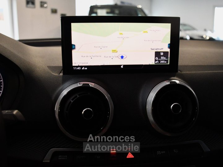 Audi Q2 S-Line 35 TFSI 150 S-Tronic GPS Virtual SONOS Parc Assist Car Play Hayon Pr&eacute; Sense R&eacute;gulateur JA 18 Garantie 27/10/2027 ou 100000 km - 25