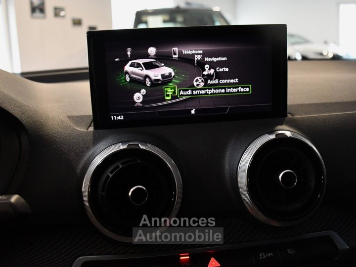 Audi Q2 S-Line 35 TFSI 150 S-Tronic GPS Virtual SONOS Parc Assist Car Play Hayon Pr&eacute; Sense R&eacute;gulateur JA 18 Garantie 27/10/2027 ou 100000 km - 55