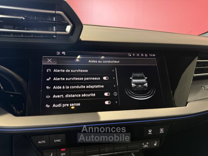 Audi A3 Sportback TFSI e Hybride rechargeable 204 S tronic 6 S line - 15