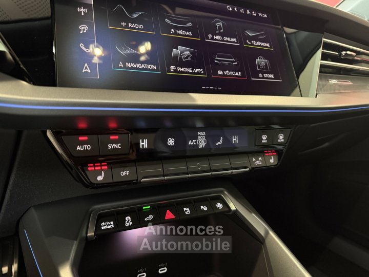 Audi A3 Sportback TFSI e Hybride rechargeable 204 S tronic 6 S line - 16