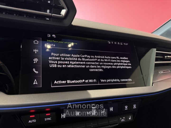 Audi A3 Sportback TFSI e Hybride rechargeable 204 S tronic 6 S line - 17