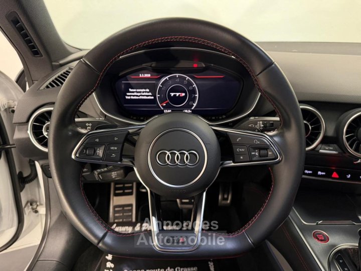 Audi TTS Coupé 310ch - 76000km - Origine France - Suivi complet - Options+++ - 12