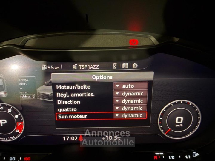 Audi TTS Coupé 310ch - 76000km - Origine France - Suivi complet - Options+++ - 13