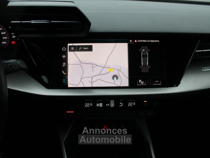 Audi A3 Sportback 30 TFSI 116 CV EDITION GPS 3D I-COKPIT JA 16 FULL LED PACK HIVER BOITE S-TRONIC - 13