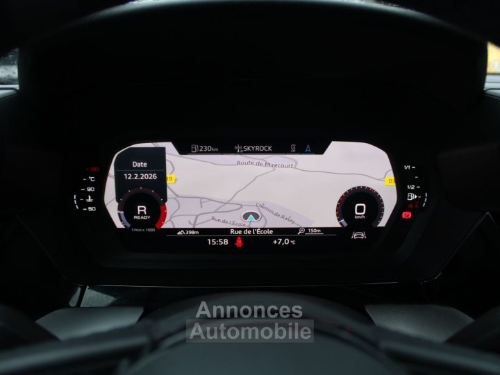 Audi A3 Sportback 30 TFSI 116 CV EDITION GPS 3D I-COKPIT JA 16 FULL LED PACK HIVER BOITE S-TRONIC - 17