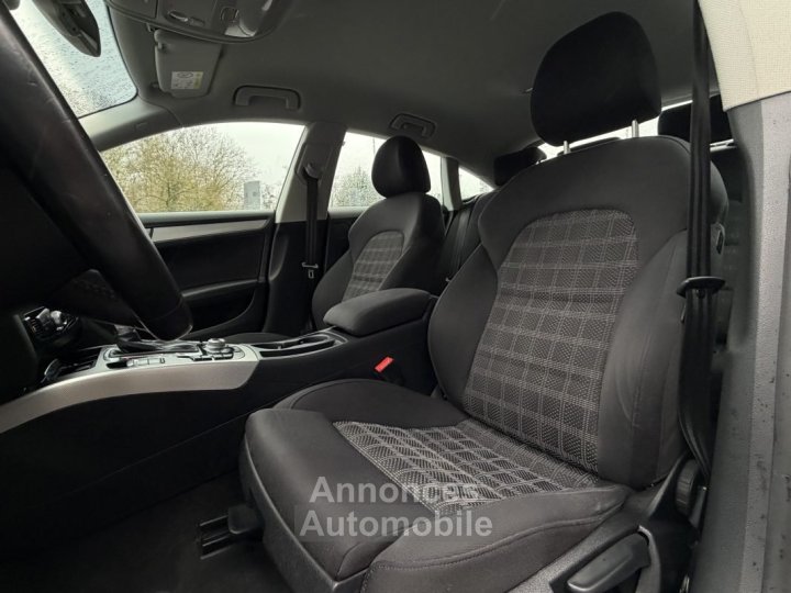 Audi A5 Sportback PHASE 2 20 TDI 190 Cv QUATTRO / 5 PLACES - GARANTIE 1 AN - 10