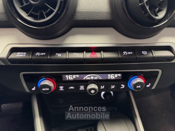 Audi Q2 Design 14 TFSI COD S tronic 7 150 CV - Toit Ouvrant Panoramique - Si&egrave;ges Chauffant - 21