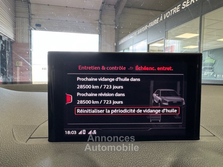 Audi Q2 Design 14 TFSI COD S tronic 7 150 CV - Toit Ouvrant Panoramique - Si&egrave;ges Chauffant - 28