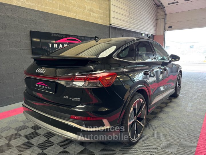 Audi Q4 E-Tron SPORTBACK S line 45 82 kWh quattro 265 ch - Matrix LED - Toit Ouvrant Panoramique - Si&egrave;ges S-Line - Apple CarPlay - 2