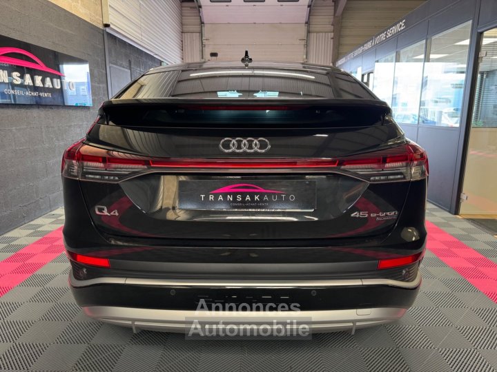 Audi Q4 E-Tron SPORTBACK S line 45 82 kWh quattro 265 ch - Matrix LED - Toit Ouvrant Panoramique - Si&egrave;ges S-Line - Apple CarPlay - 3