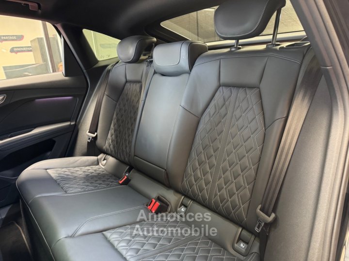 Audi Q4 E-Tron SPORTBACK S line 45 82 kWh quattro 265 ch - Matrix LED - Toit Ouvrant Panoramique - Si&egrave;ges S-Line - Apple CarPlay - 13