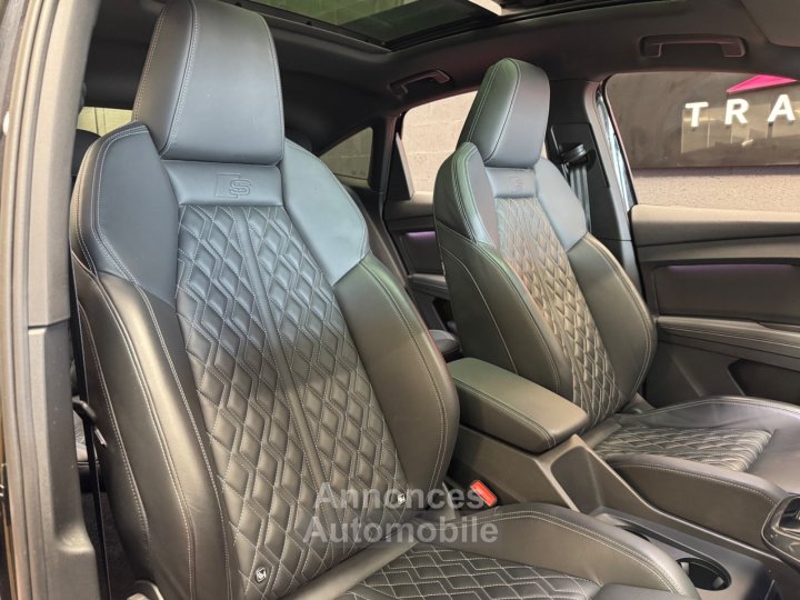 Audi Q4 E-Tron SPORTBACK S line 45 82 kWh quattro 265 ch - Matrix LED - Toit Ouvrant Panoramique - Si&egrave;ges S-Line - Apple CarPlay - 14