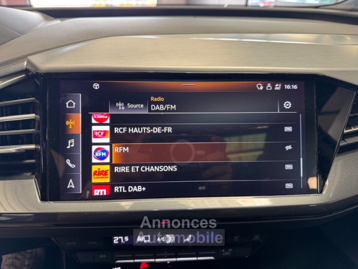 Audi Q4 E-Tron SPORTBACK S line 45 82 kWh quattro 265 ch - Matrix LED - Toit Ouvrant Panoramique - Si&egrave;ges S-Line - Apple CarPlay - 23