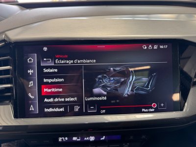 Audi Q4 E-Tron SPORTBACK S line 45 82 kWh quattro 265 ch - Matrix LED - Toit Ouvrant Panoramique - Si&egrave;ges S-Line - Apple CarPlay   - 27