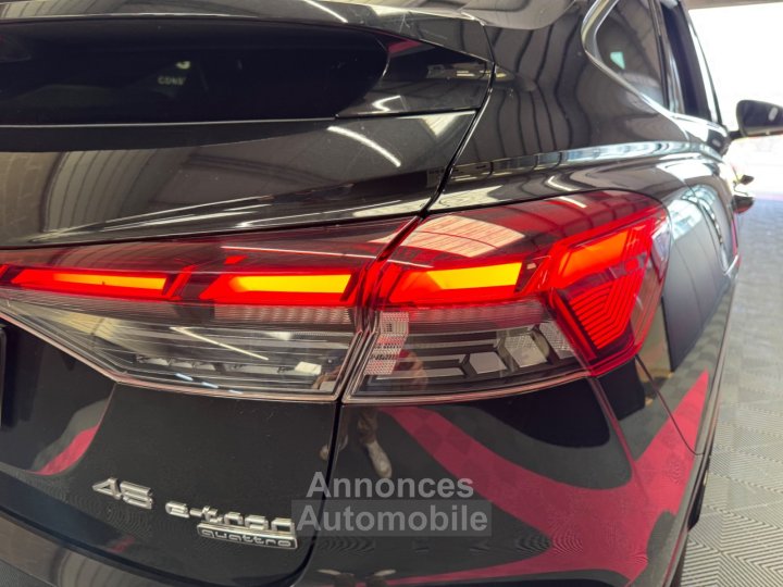 Audi Q4 E-Tron SPORTBACK S line 45 82 kWh quattro 265 ch - Matrix LED - Toit Ouvrant Panoramique - Si&egrave;ges S-Line - Apple CarPlay - 43