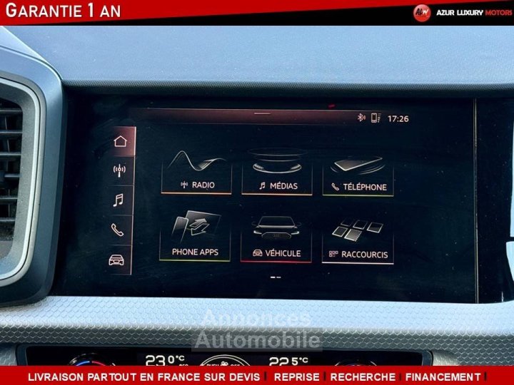 Audi A1 Sportback 40 TFSI 200 CH S-TRONIC 6 - 26