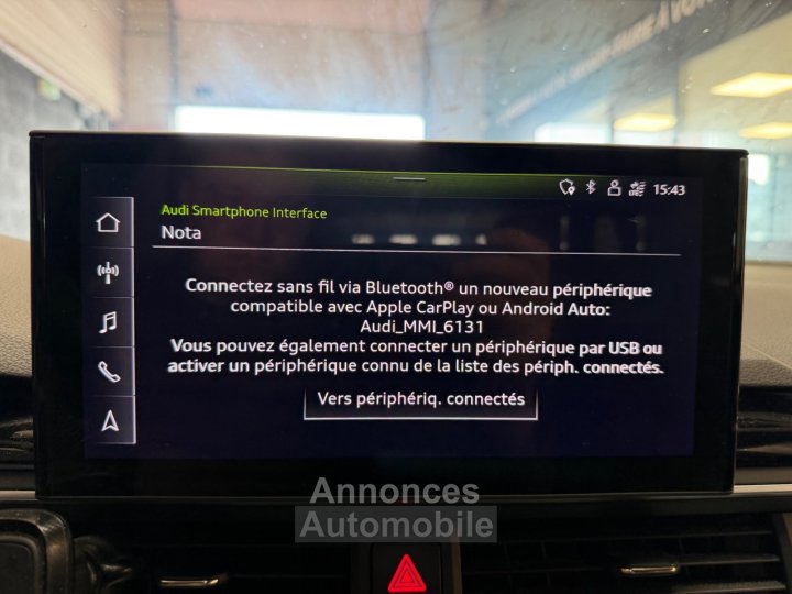 Audi A4 AVANT S-Line 30 TDI 136 CV S-tronic 7 - MATRIX LED - CarPlay - Si&egrave;ges chauffants - 28