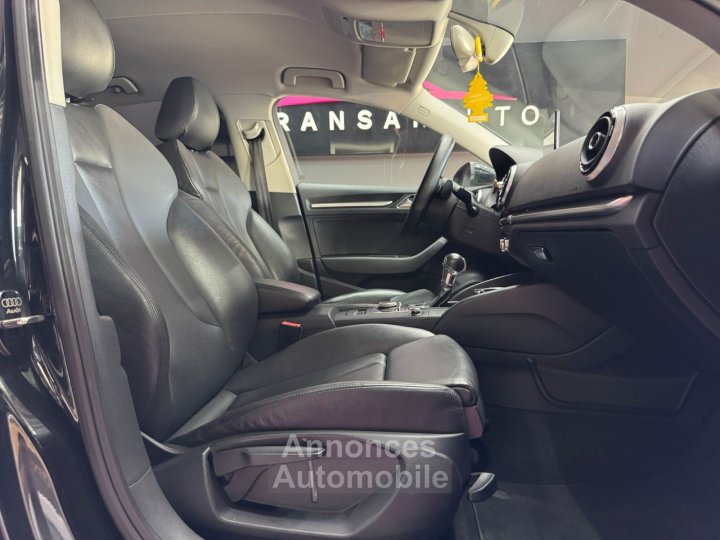 Audi A3 BERLINE 20 TDI 150 Ambition Luxe S tronic 6 VIDANGE DE BOITE FAITE / CAMERA / CARPLAY / DRIVE SELECT / PALETTES / JANTES 18 ROTORS - 12