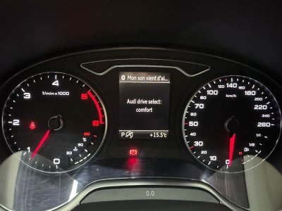 Audi A3 BERLINE 20 TDI 150 Ambition Luxe S tronic 6 VIDANGE DE BOITE FAITE / CAMERA / CARPLAY / DRIVE SELECT / PALETTES / JANTES 18 ROTORS   - 16